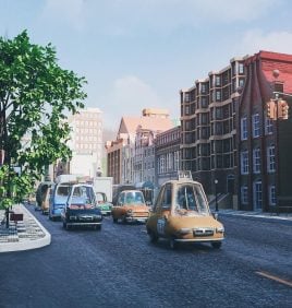 Cartoon street