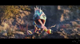 Chameleon vs fly PWNISHER bossfight challenge