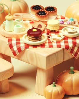 Cozy dining table