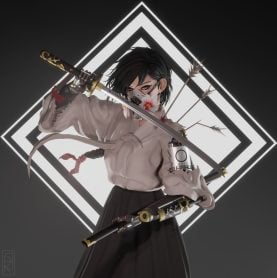 Cyberpunk character sculpt