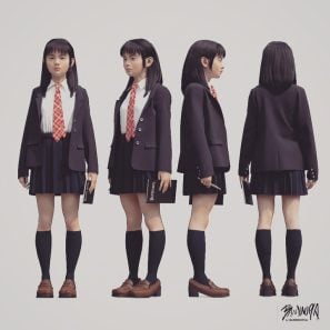 Japanese High School Girl