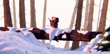 Mouse in the wood, inspired by Derek Laufman’s drawing