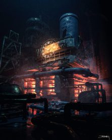 Steampunk Clock Tower