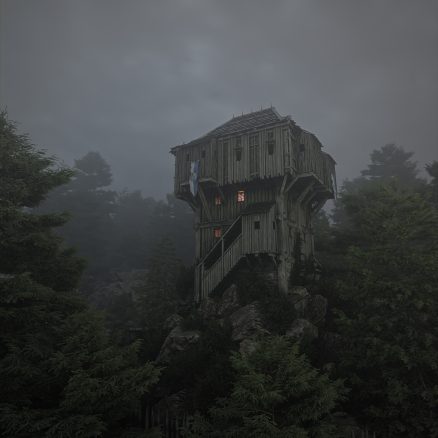 The medieval watchtower - fantasy style