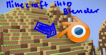 How to import Minecraft worlds into Blender