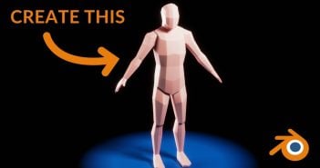 Low-poly Character Base Creation with Blender