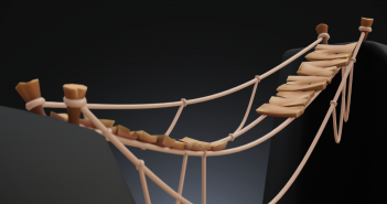 Geometry Nodes - Stylised Rope Bridge Game Asset