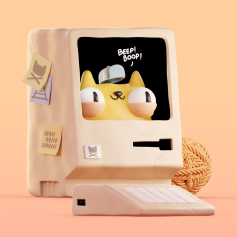Cat 2D to 3D