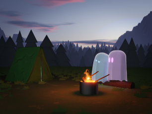 Ghosts Camping - Happy October!