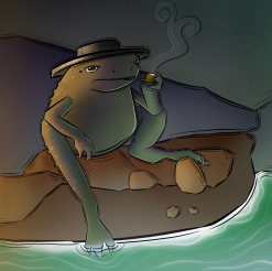 Inktober Day 8: Toad