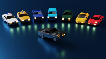 Low poly Vehicles