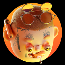 Motion Stylized Head