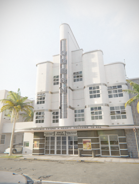 ODEON Cinema Recreated In Blender
