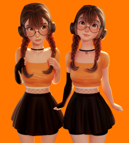 Orange girl