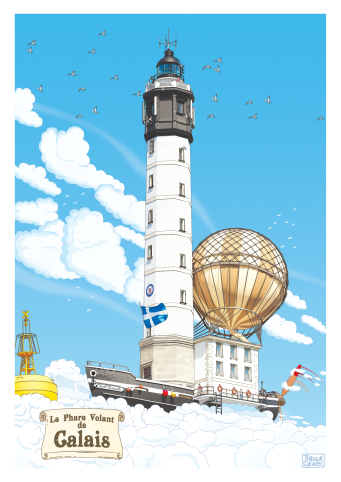 The Flying Lighthouse of Calais