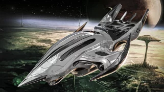Alien Combat Jet